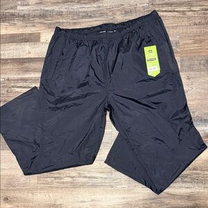 NWT REI black Co-op Rainwall Rain Pants men’s size XXXL 32 length